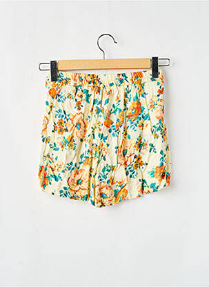 Short taille à pinces taille haute jaune ZARA femme