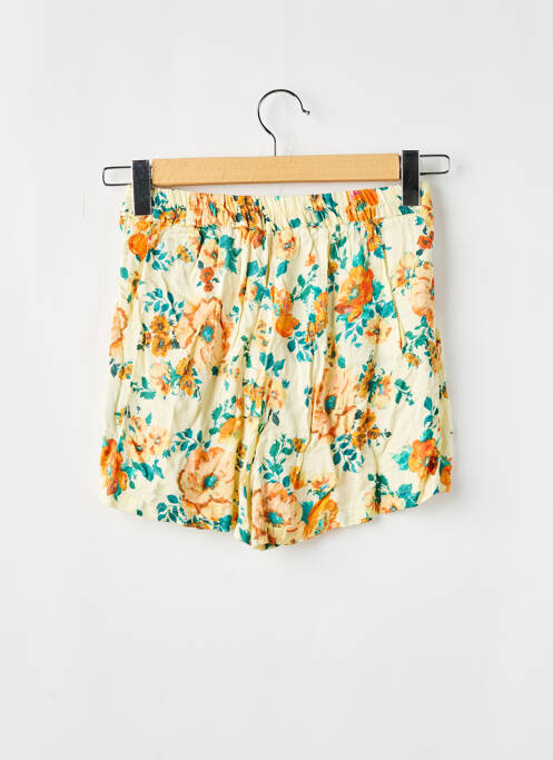 Short taille à pinces taille haute jaune ZARA femme