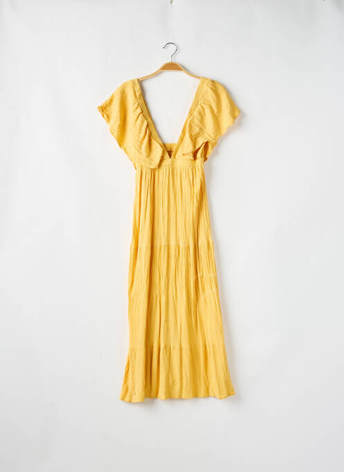 Robe longue jaune CIDER pour femme