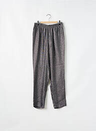 Pantalon droit taille élastique taille normale gris MAJE femme