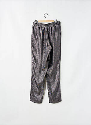 Pantalon droit taille élastique taille normale gris MAJE femme