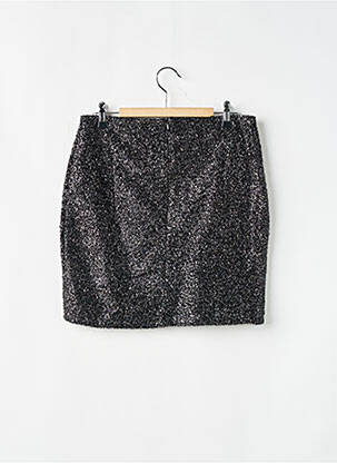 Jupe courte taille haute noir MONOPRIX femme
