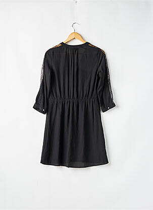 Robe courte manches 3/4 manches 3/4 noir H&M femme