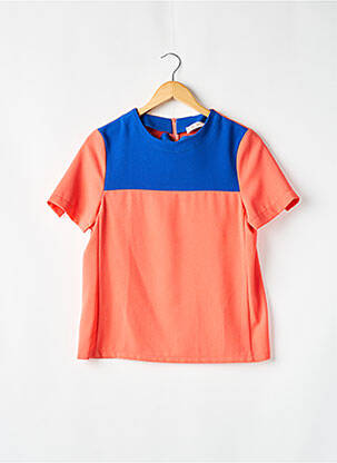 Blouse manches courtes manches courtes rose CI CI femme