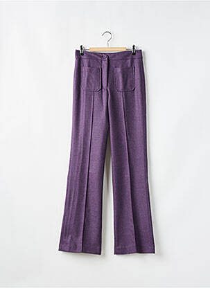 Pantalon flare violet PRINT STORIES BY SOI pour femme