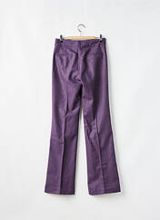 Pantalon flare violet PRINT STORIES BY SOI pour femme seconde vue