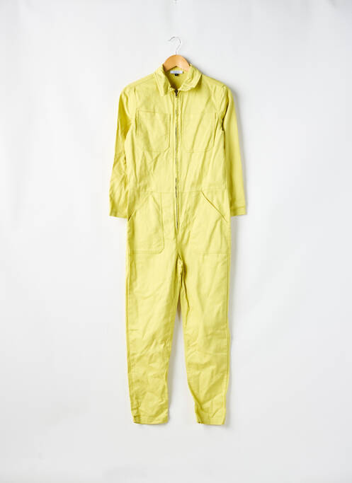 Combi-pantalon poches manches longues jaune GALERIES LAFAYETTE femme
