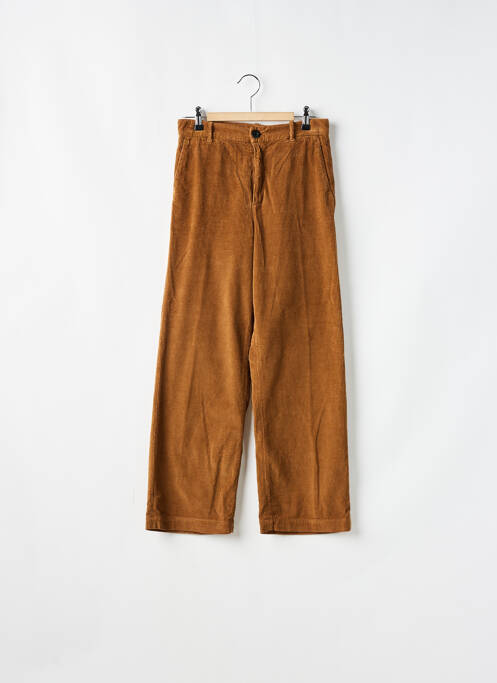 Pantalon droit marron LEON & HARPER pour femme