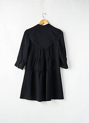 Robe courte manches 3/4 manches 3/4 noir BA&SH femme