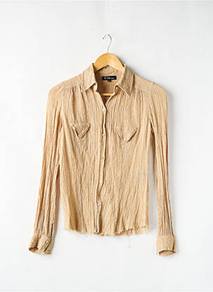 Chemisier coupe cintrée manches longues beige ÉTOILE ISABEL MARANT femme