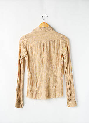 Chemisier coupe cintrée manches longues beige ÉTOILE ISABEL MARANT femme