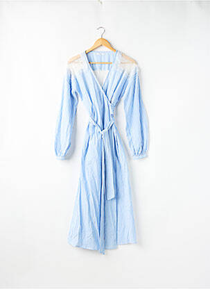 Robe longue bleu MANGO pour femme