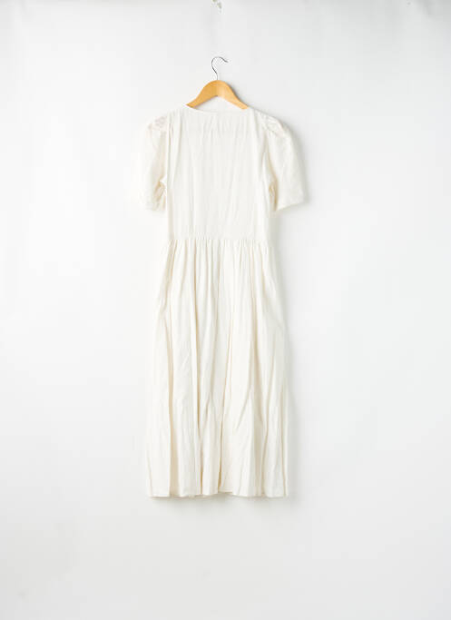Robe mi-longue blanc SANS MARQUE pour femme