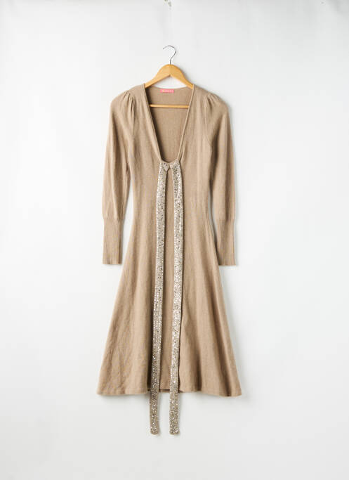 Robe pull beige MANOUSH pour femme