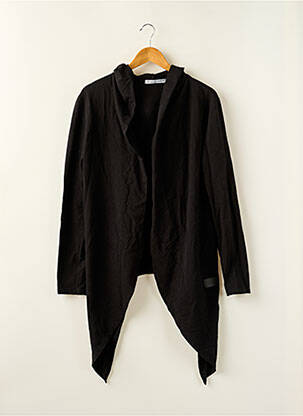 Gilet manches longues manches longues noir ILANN FIVE homme