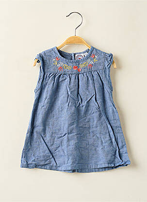 Robe mi-longue sans manche sans manche bleu LA COMPAGNIE DES PETITS fille