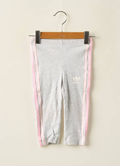 Legging gris ADIDAS pour fille