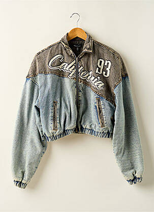 Veste casual poches bleu PRETTY LITTLE THING femme