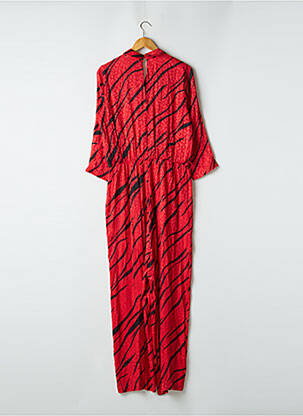 Combi-pantalon coupe fluide manches 3/4 rouge ONLY femme