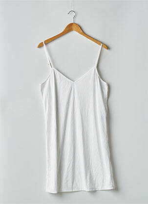 Jupon /fond de robe tissage satiné blanc VILA femme
