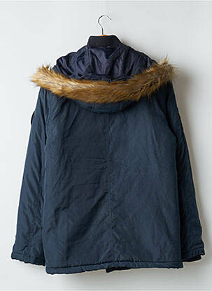 Parka manches longues a capuche bleu PETROL INDUSTRIES homme