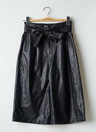 Pantacourt coupe jupe culotte taille haute noir VERO MODA femme