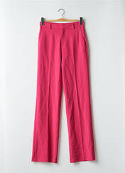 Pantalon droit rose DEUX. BY ELINE DE MUNCK pour femme seconde vue