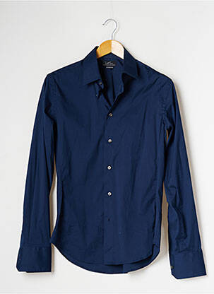 Chemise manches longues bleu ZARA pour homme