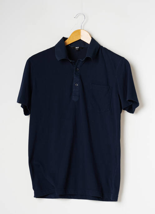 Polo bleu UNIQLO pour homme