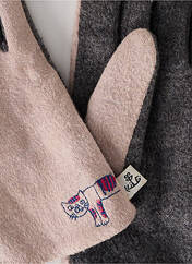 Gants gris SANS MARQUE pour femme seconde vue