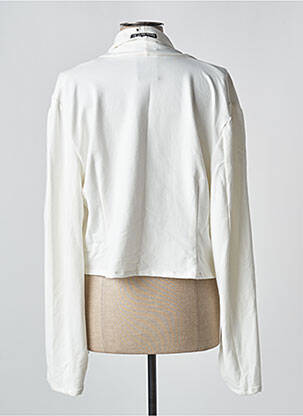 Blazer col châle blanc POISSONS BLANCS femme