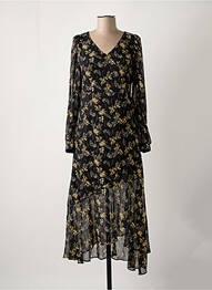 Robe longue noir LE TEMPS DES COULEURS femme