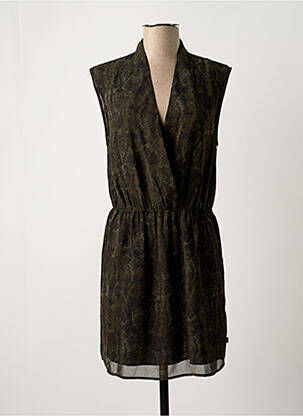 Robe courte vert LE TEMPS DES COULEURS femme