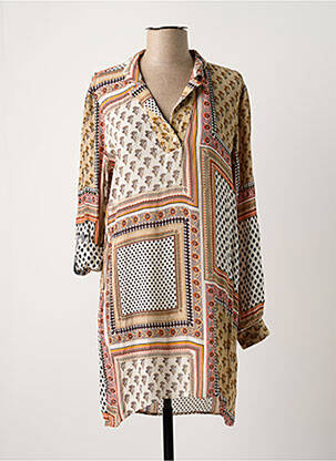 Robe courte beige VERO MODA femme
