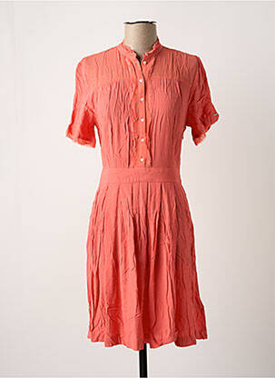 Robe mi-longue orange TOMMY HILFIGER femme