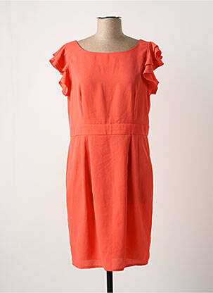 Robe mi-longue orange MOLLY BRACKEN femme