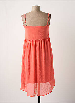Robe mi-longue orange VERO MODA femme