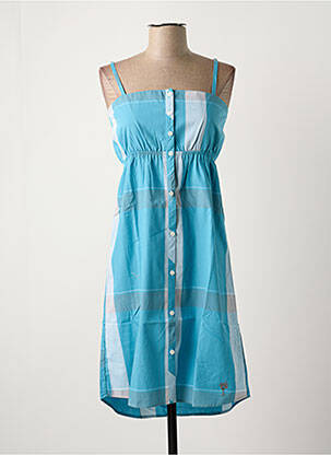 Robe mi-longue bleu KANA BEACH femme