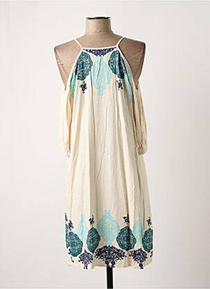 Robe mi-longue bleu VERO MODA femme