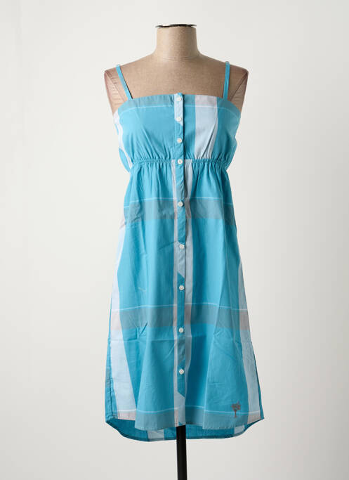 Robe mi-longue bleu KANA BEACH pour femme