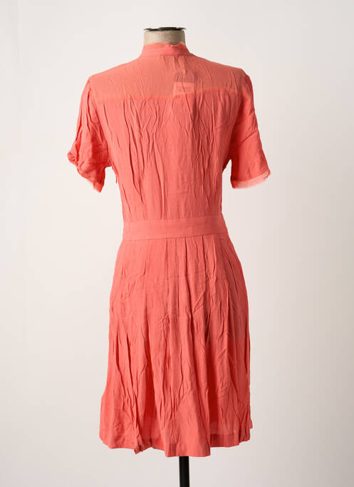 Robe mi-longue orange TOMMY HILFIGER pour femme