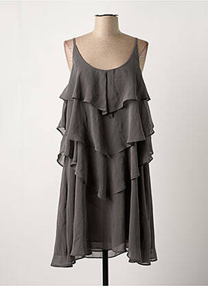 Robe mi-longue gris VERO MODA femme