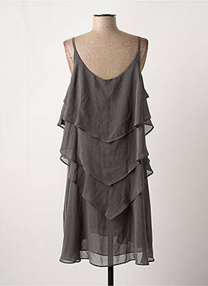 Robe mi-longue gris VERO MODA femme