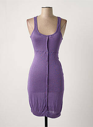 Robe mi-longue violet ONLY femme