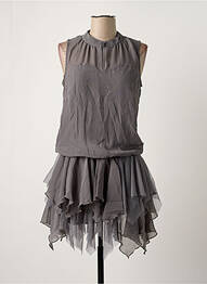 Robe mi-longue gris ONLY femme