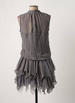 Robe mi-longue gris ONLY femme