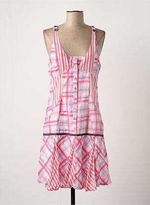 Robe mi-longue rose LOLA ESPELETA femme