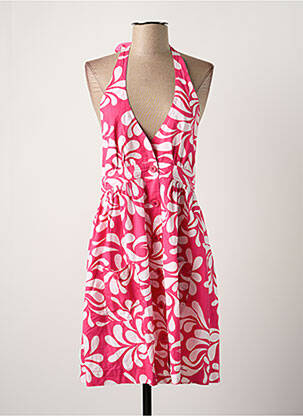 Robe mi-longue rose PEPE JEANS femme