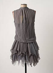 Robe mi-longue gris ONLY pour femme seconde vue