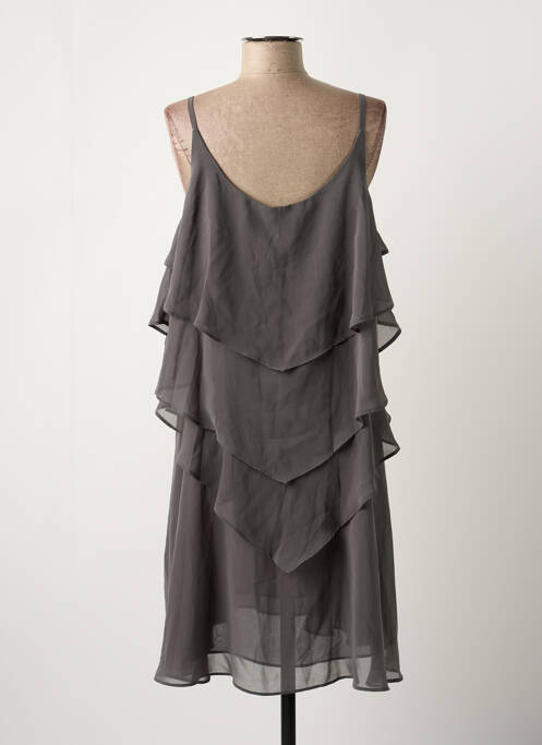 Robe mi-longue gris VERO MODA pour femme